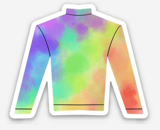 Sticker- Silk, Tie Dye